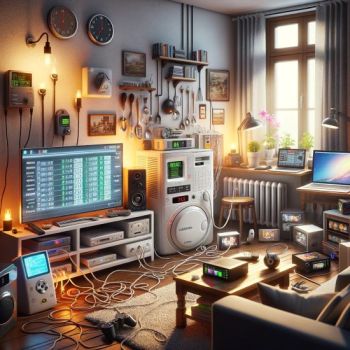 Stromverbrauch von Elektronikgeräten