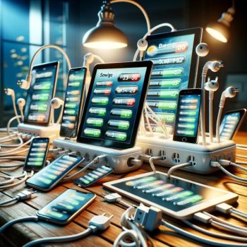 Stromverbrauch von Smartphones und Tablets