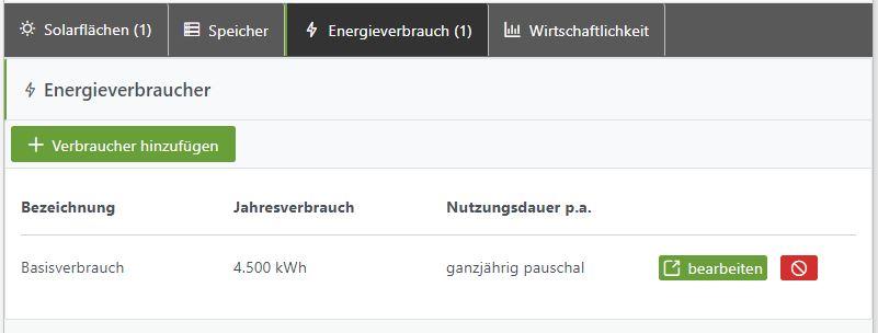 Energieverbrauch erfassen